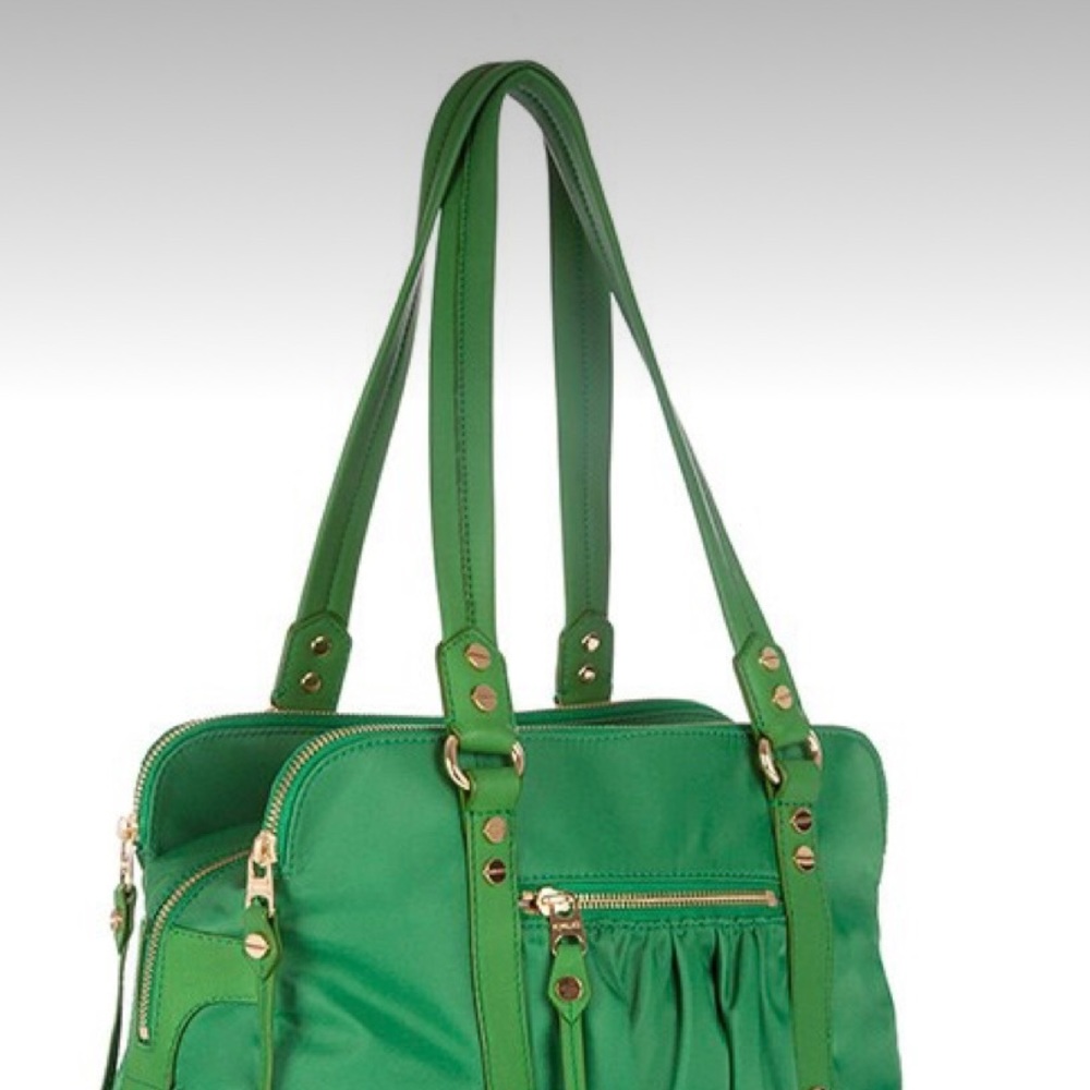 EUC MZ Wallace Kelly Green Tribeca Bedford *RARE*